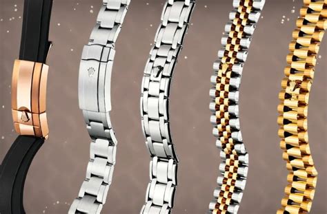 rolex ladies datejust aftermarket bracelet|Rolex watch bracelet types.